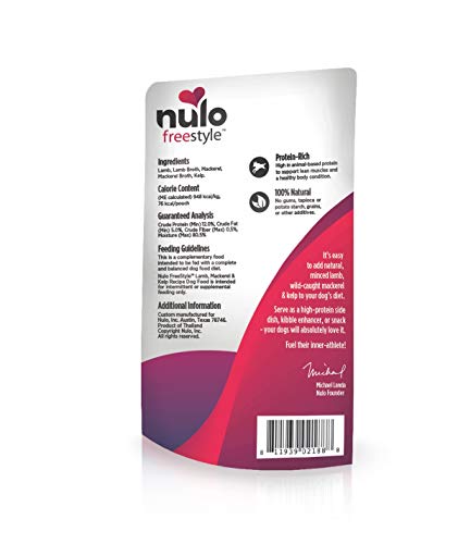 Nulo FreeStyle Lamb & Mackerel Dog Food Topper, 2.8 oz.