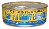 Natural Balance Limited Ingredient Duck & Green Pea Wet Cat Food, 5.5 oz.