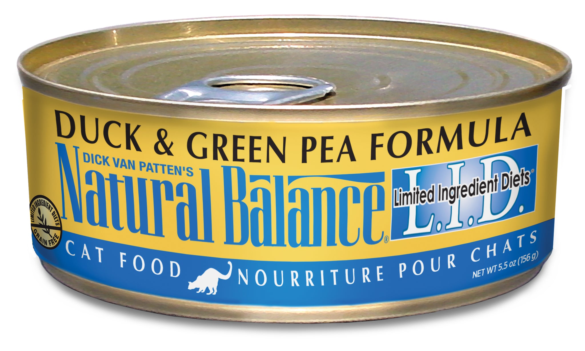 Natural Balance Limited Ingredient Duck & Green Pea Wet Cat Food, 5.5 oz.