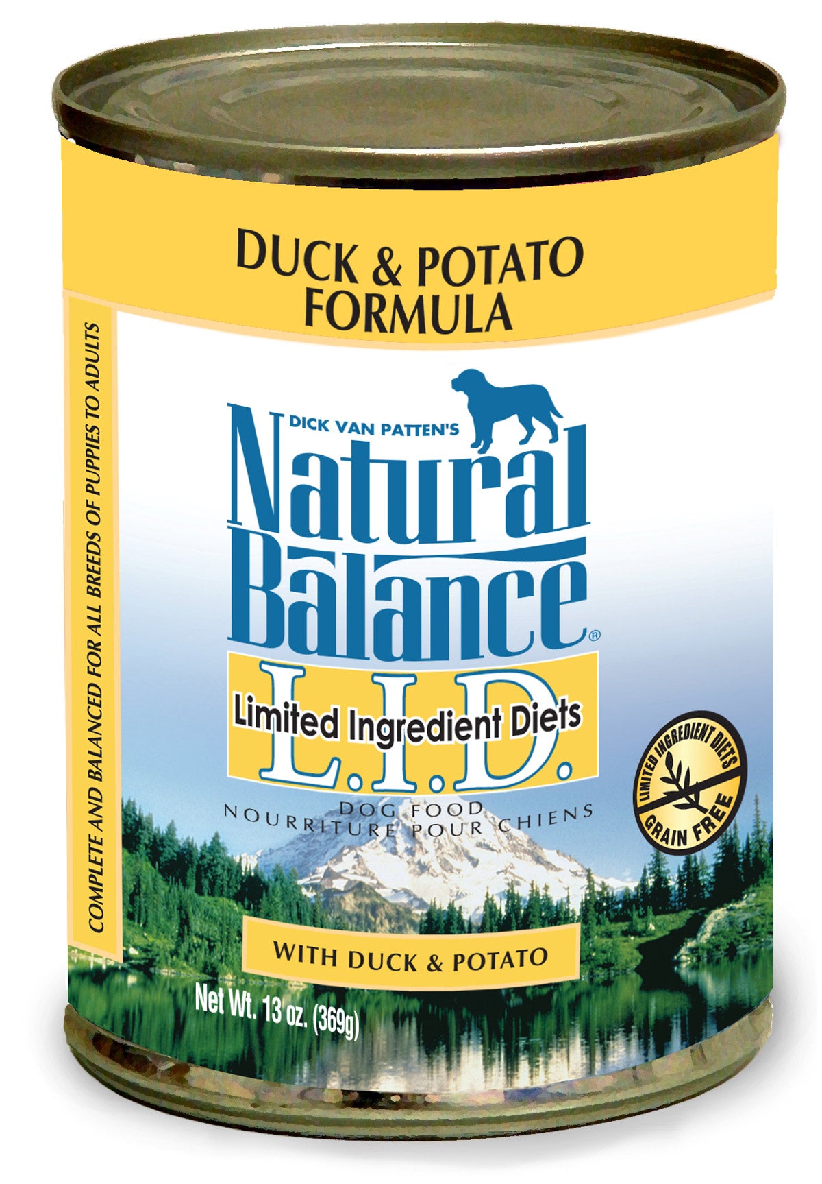Natural Balance Limited Ingredient Duck & Potato Wet Dog Food, 13.2 oz.