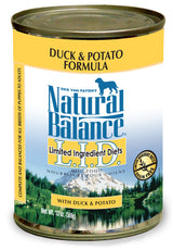 Natural Balance Limited Ingredient Duck & Potato Wet Dog Food, 13.2 oz.