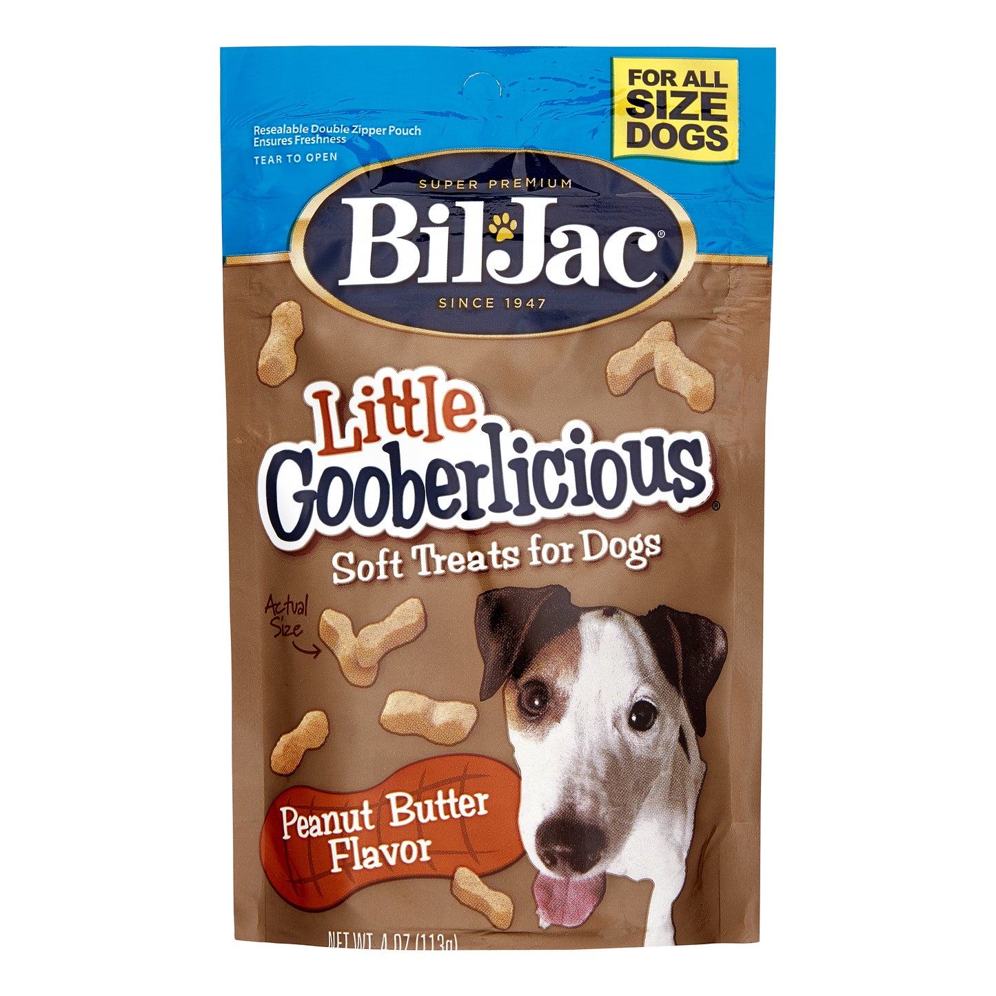 Bil-Jac Little Gooberlicious Peanut Butter & Banana Dog Treats 10ct