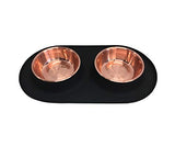 Messy Mutts Double Silicone Feeder, Medium (1.5 Cups)