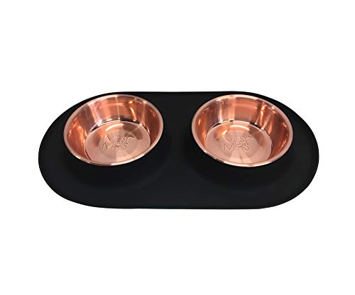 Messy Mutts Double Silicone Feeder, Medium (1.5 Cups)