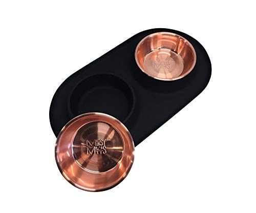 Messy Mutts Double Silicone Feeder, Medium (1.5 Cups)