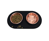 Messy Mutts Double Silicone Feeder, Medium (1.5 Cups)