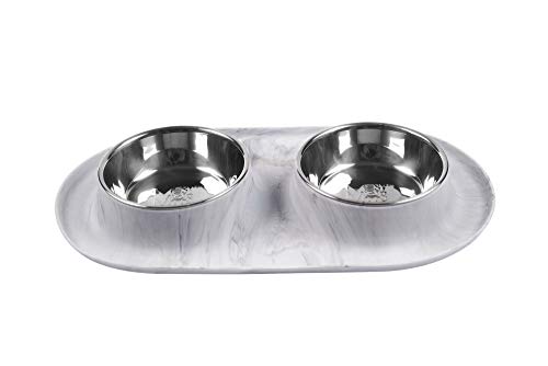 Messy Mutts Double Silicone Feeder, Medium (1.5 Cups)