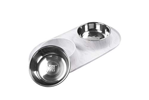 Messy Mutts Large Silicone Dog Feeder Marble, 20.25 x 11 in.