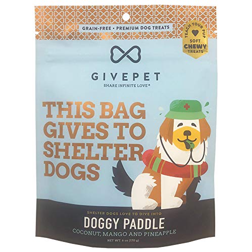GivePet Doggy Paddle Grain-Free Dog Treats, 6 oz.