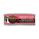 Dave's Pet Food Shredded Salmon Wet Cat Food, 5.5 oz.