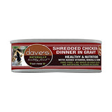 Dave's Pet Food Naturally Healthy Grain-Free Shredded Chicken Cat Food, 5.5 oz.