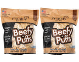 Frankly Collagen Beefy Puffs Small Dog Treats Crunchy Protein Bites Rawhide Free Grain Free Low Fat Dog Training Rewards Snacks No Additives