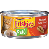 Friskies Chicken & Tuna Dinner Paté Wet Cat Food 5.5 oz Can