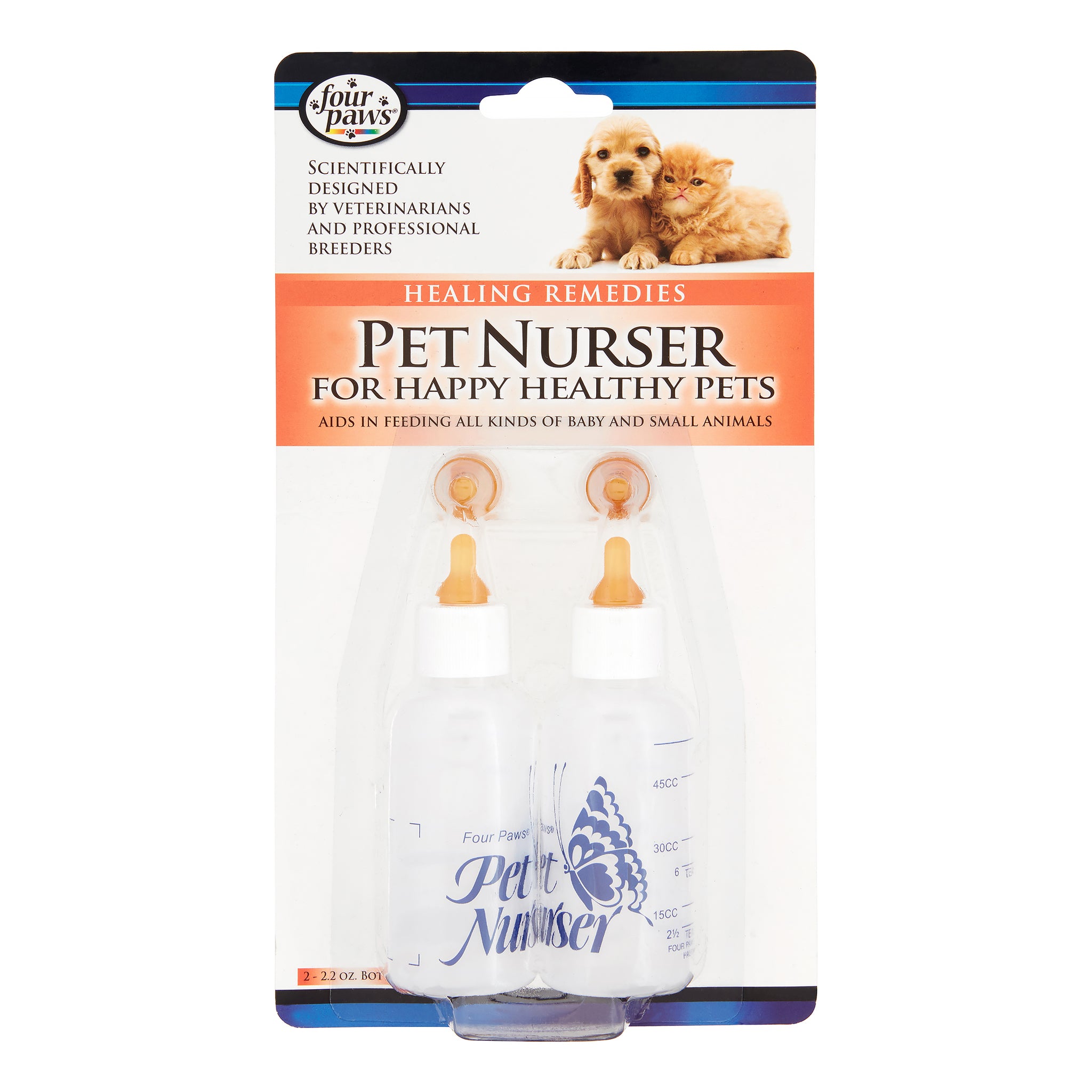 Four Paws Pet Nurser Bottle Kit, 2 Count