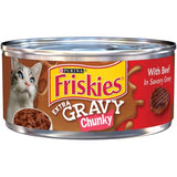 Friskies Beef in Gravy Wet Cat Food, 5.5 oz.