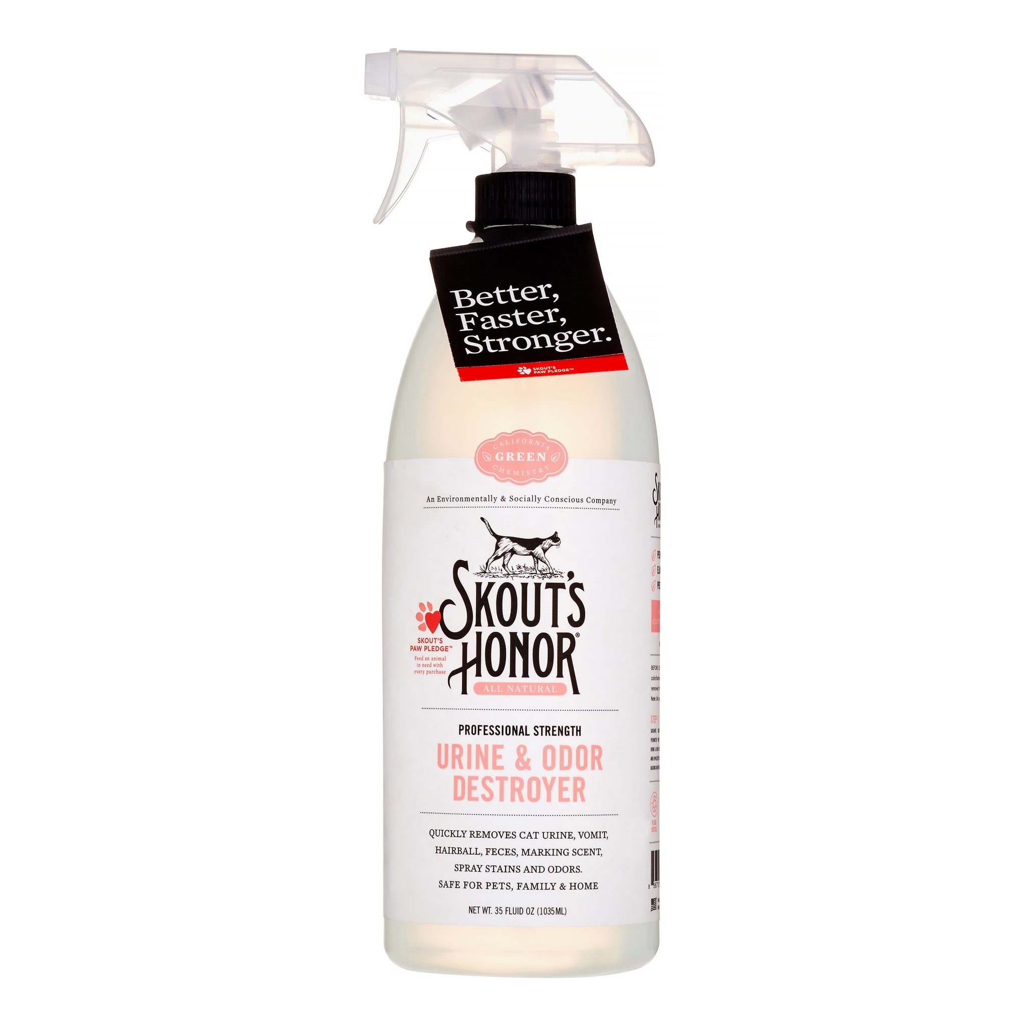 Skout's Honor Cat Bed Odor & Stain Remover, 35 oz.