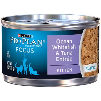 Purina Pro Plan Flaked Ocean Whitefish & Tuna Kitten Food, 3 oz.