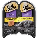 Sheba Perfect Portions Chicken & Tuna Pate Wet Cat Food, 2.6 oz.