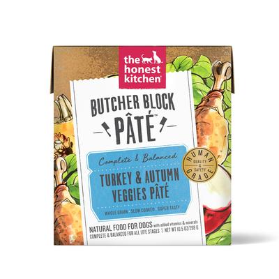 The Honest Kitchen Butcher Block Pate Turkey & Veggies Dog Food 10.5oz
