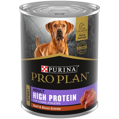 Purina Pro Plan Sport High Protein Beef & Bison Entree Wet Dog Food, 13 oz.