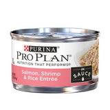Purina Pro Plan Complete Essentials Salmon, Shrimp & Rice Pate Wet Cat Food, 3 oz.