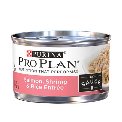 Purina Pro Plan Complete Essentials Salmon, Shrimp & Rice Pate Wet Cat Food, 3 oz.