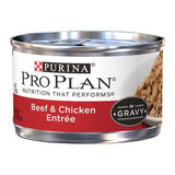 Purina Pro Plan Gravy Beef & Chicken Entree Wet Cat Food, 3 oz.