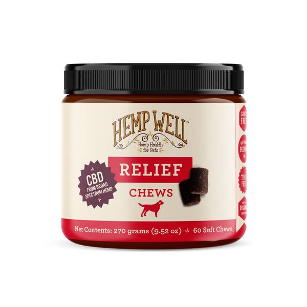 Hemp Well 60-Count Relief Dog Soft Chews