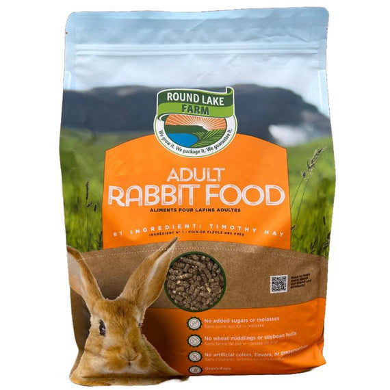 Round Lake Farm Adult Rabbit Food Bag 4 Lb