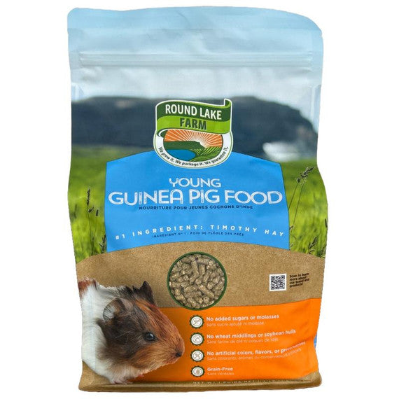 Round Lake Farm Guinea Pig Food Bag Pet 4 Lb