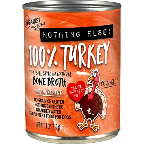 Against The Grain Nothing Else One Ingredient Turkey Wet Dog Food, 11 oz.