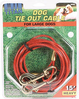Titan Heavy Cable Dog Tie-Out, 15 ft.