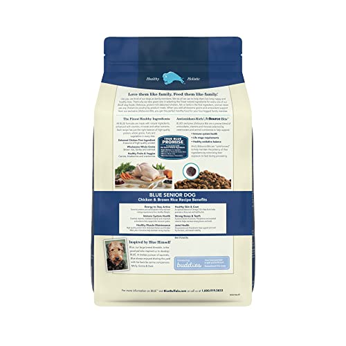 Blue Buffalo Life Protection Formula Senior Chicken & Brown Rice Dry Dog Food 5lb