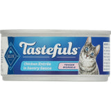 Blue Buffalo Tastefuls Adult Chicken Morsels in Gravy Wet Cat Food, 5.5 oz.