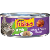 Friskies Turkey & Giblets Paté Wet Cat Food 5.5 oz Can