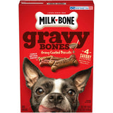 Milk-Bone Biscuits Gravy Bones With Beef, Chicken, Liver And Bacon Flavors Dog Treats - 19 oz