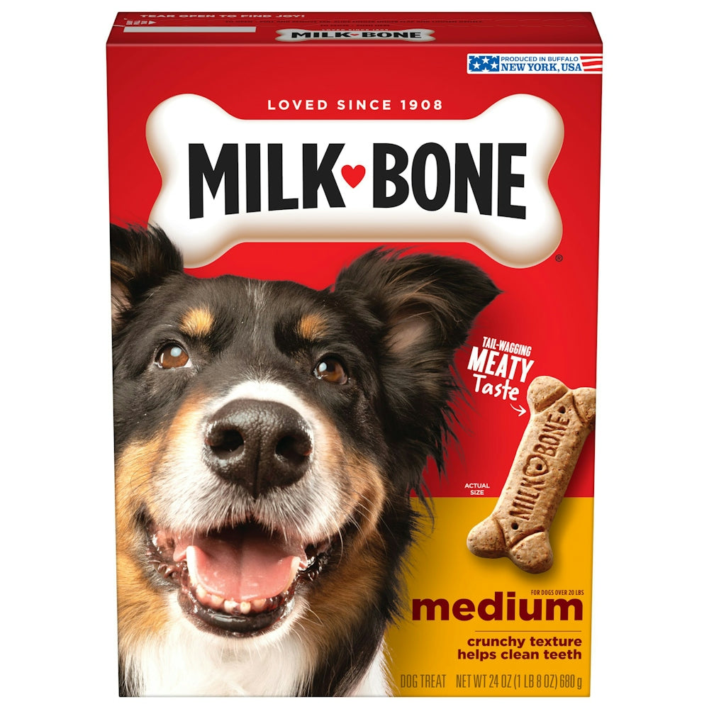 Milk-Bone Beef Flavor Medium Dog Biscuits, 24 oz.