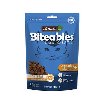 Get Naked Digestive Health Surf & Turf Cat Treats, 3 oz.