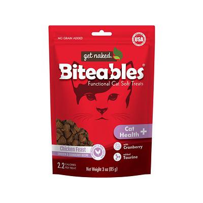 Get Naked Health Plus Chicken Feast Biteables for Cats, 3 oz.