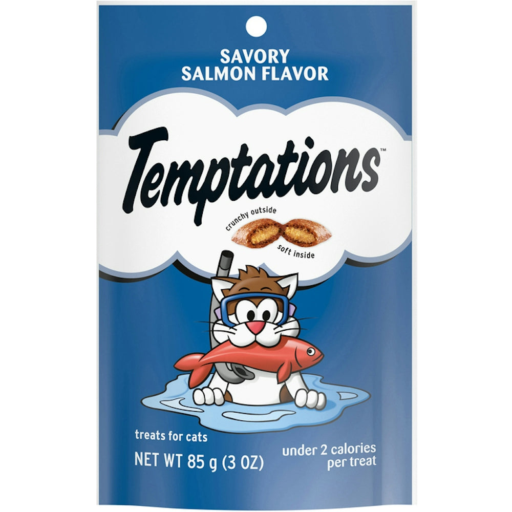 Temptations Savory Salmon Cat Treats, 3 oz.