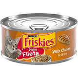 Friskies Prime Filets Chicken in Gravy Wet Cat Food, 5.5 oz.
