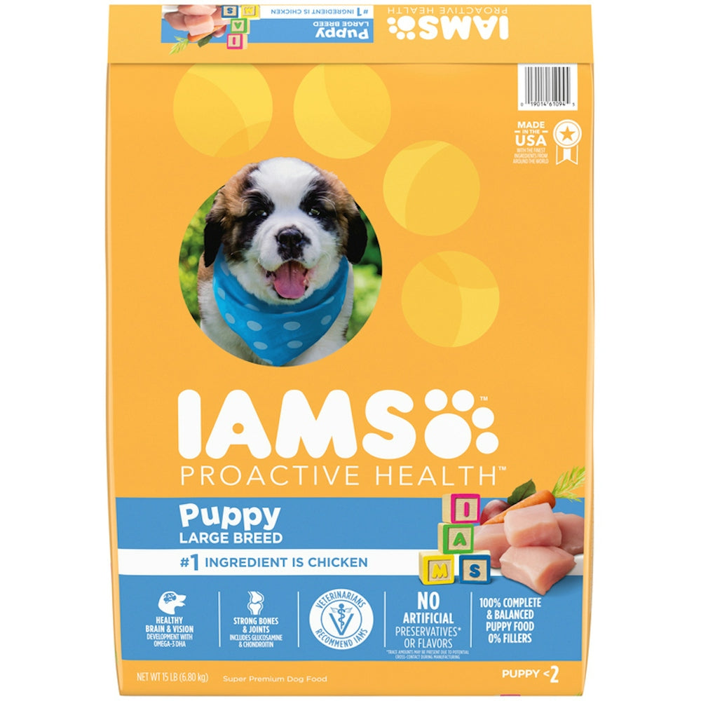 Iams ProActive Health Smart Puppy Chicken Dry Dog Food - 15lb