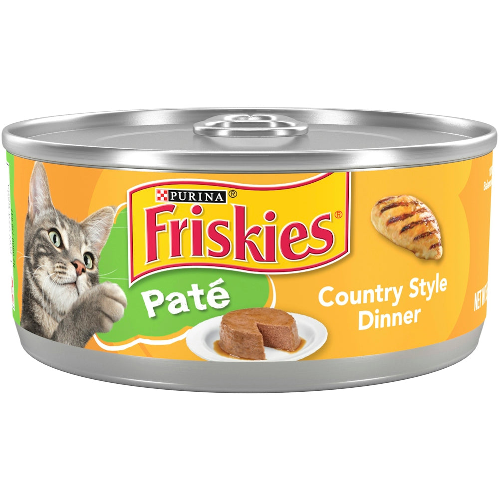 Friskies Country Style Dinner Wet Cat Food, 5.5 oz. (24 Pack)