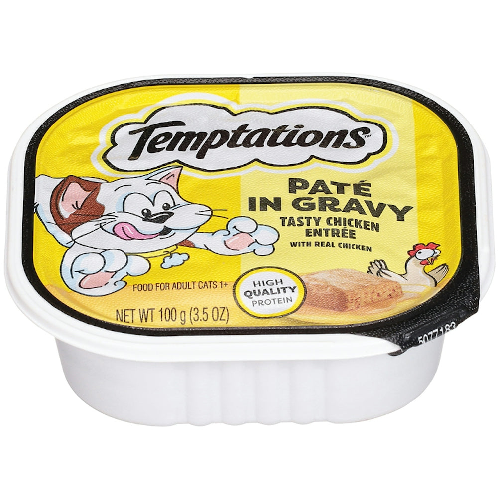 Temptations Chicken Wet Cat Food, 3.5 oz.