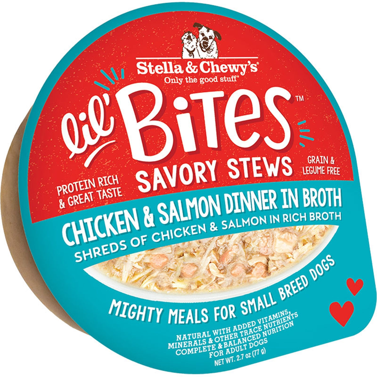 Stella & Chewy's Lil' Bites Savory Stew Chicken & Salmon Wet Dog Food