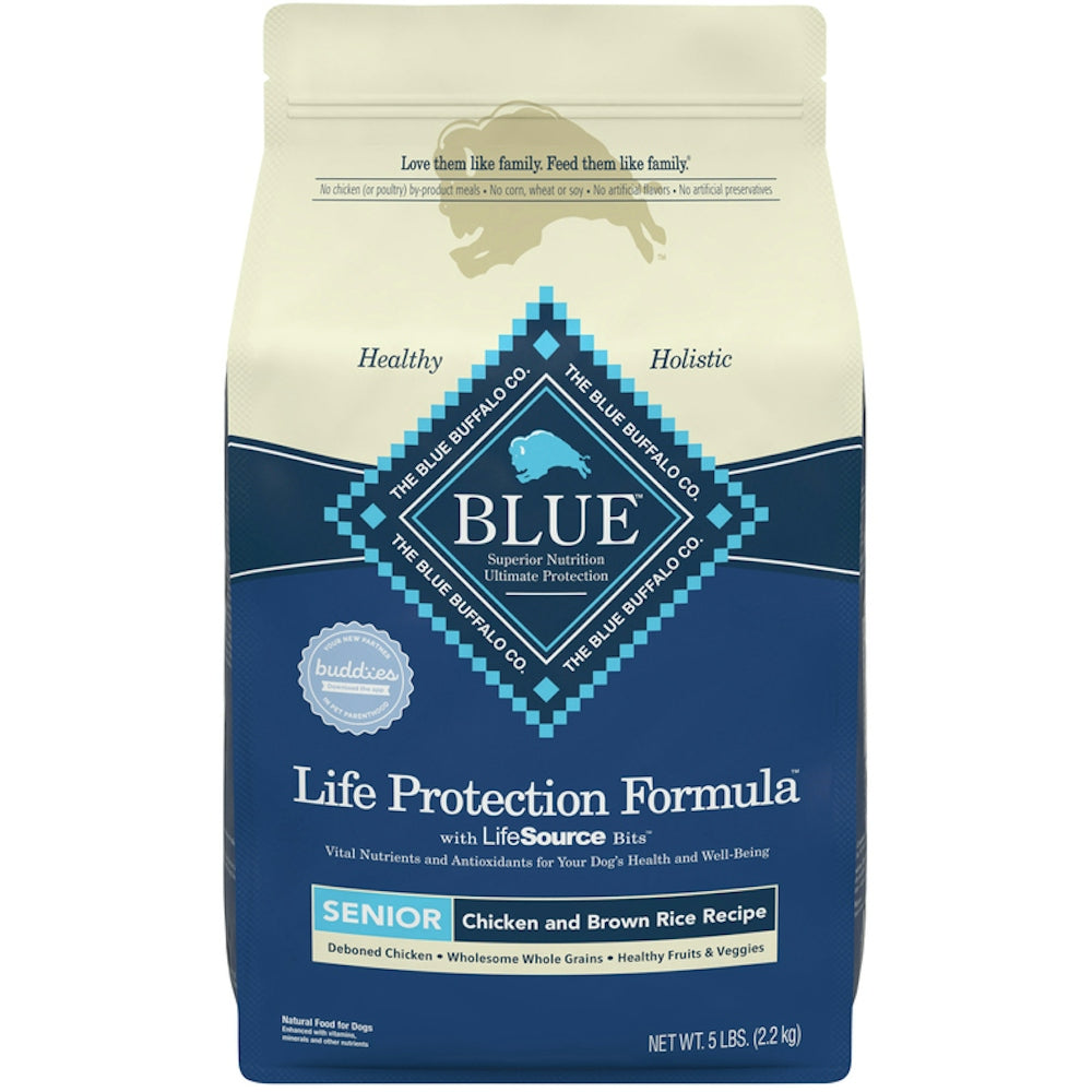 Blue Buffalo Life Protection Formula Senior Chicken & Brown Rice Dry Dog Food 5lb