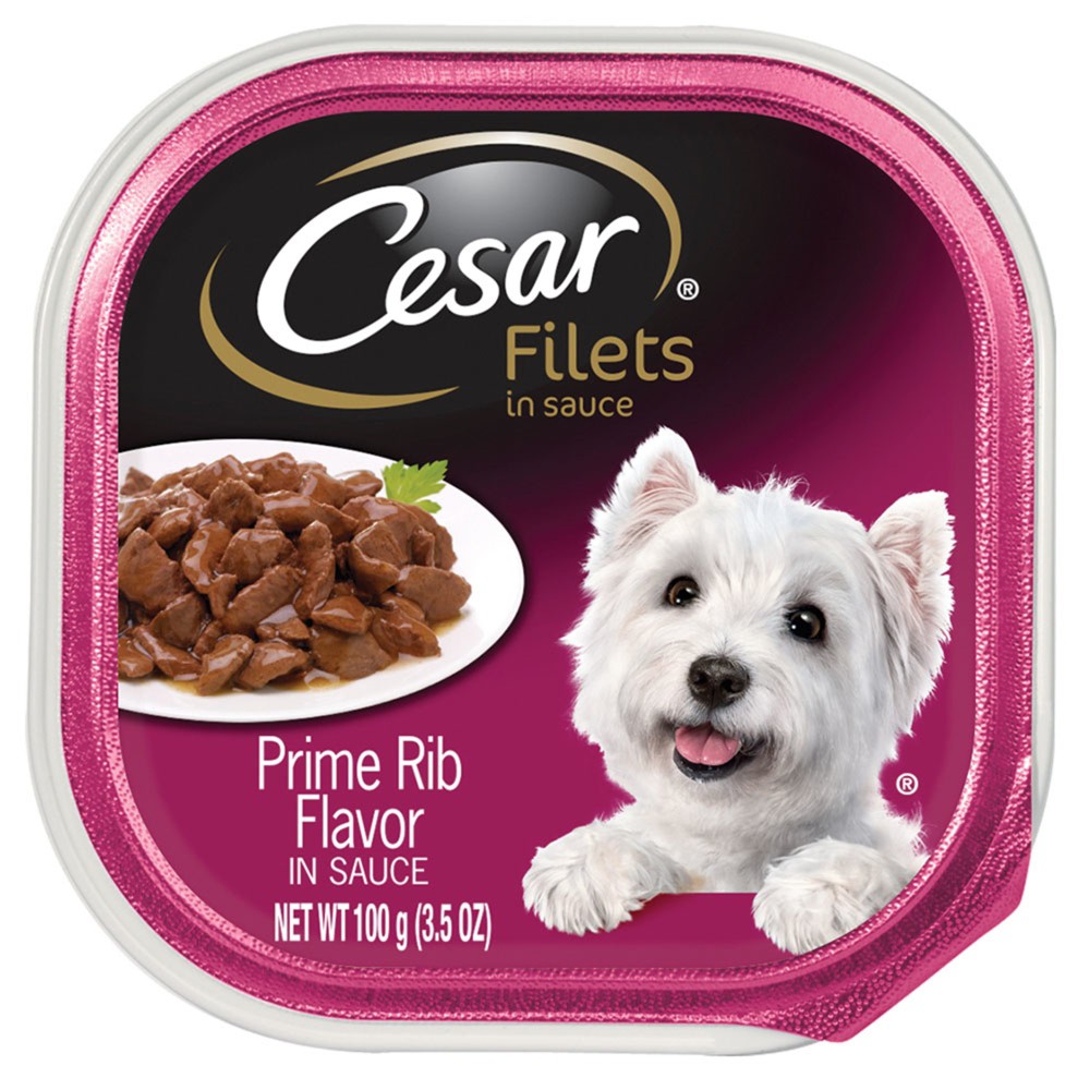 Cesar Prime Rib Wet Dog Food, 3.5 oz.
