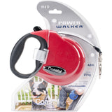 Coastal Power Walker Reflective Retractable Dog Leash Red, M