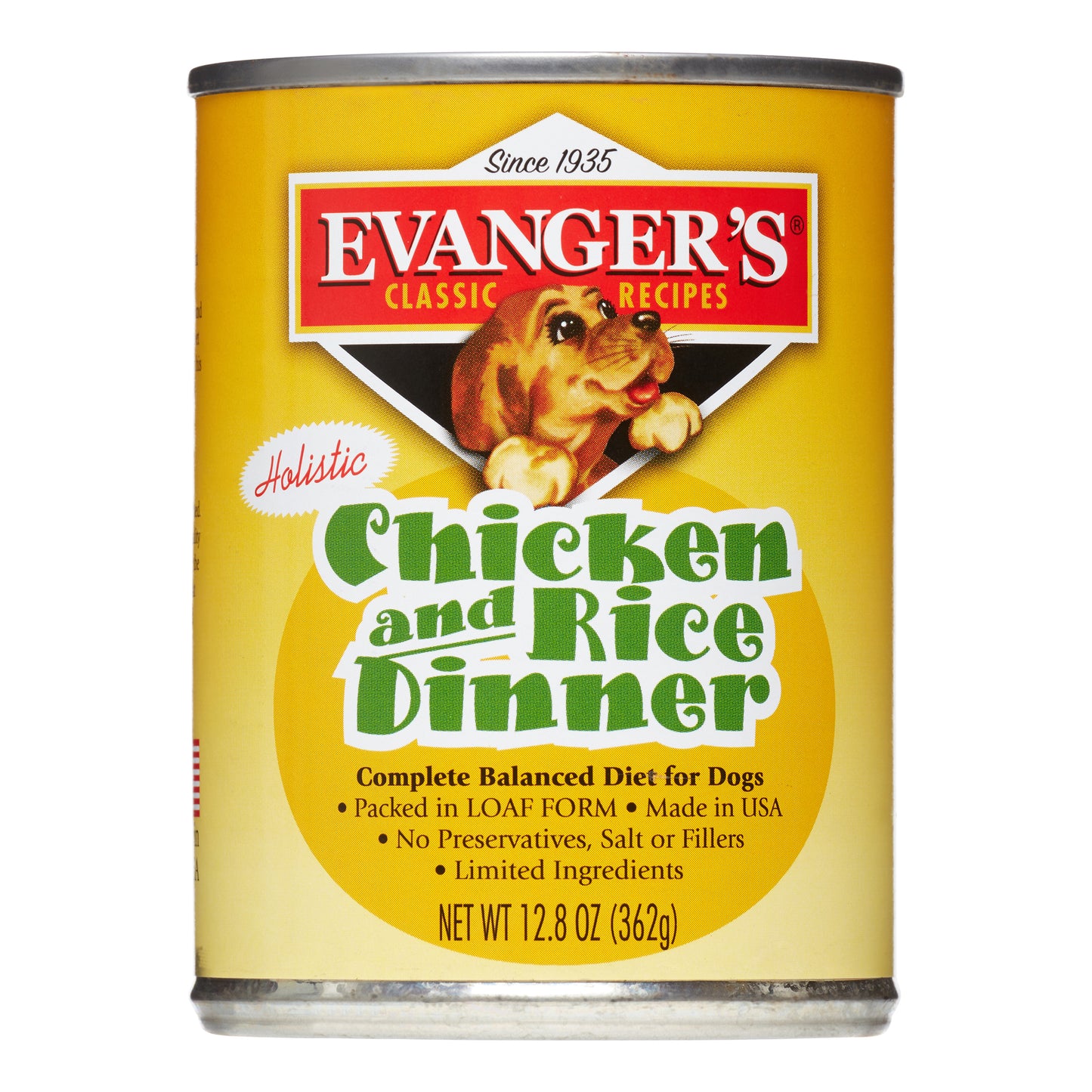 Evanger's Heritage Classics Chicken & Rice Wet Dog Food, 12.5 oz.