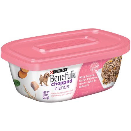 Purina Beneful Prepared Meals Salmon Wet Dog Food, 10 oz.